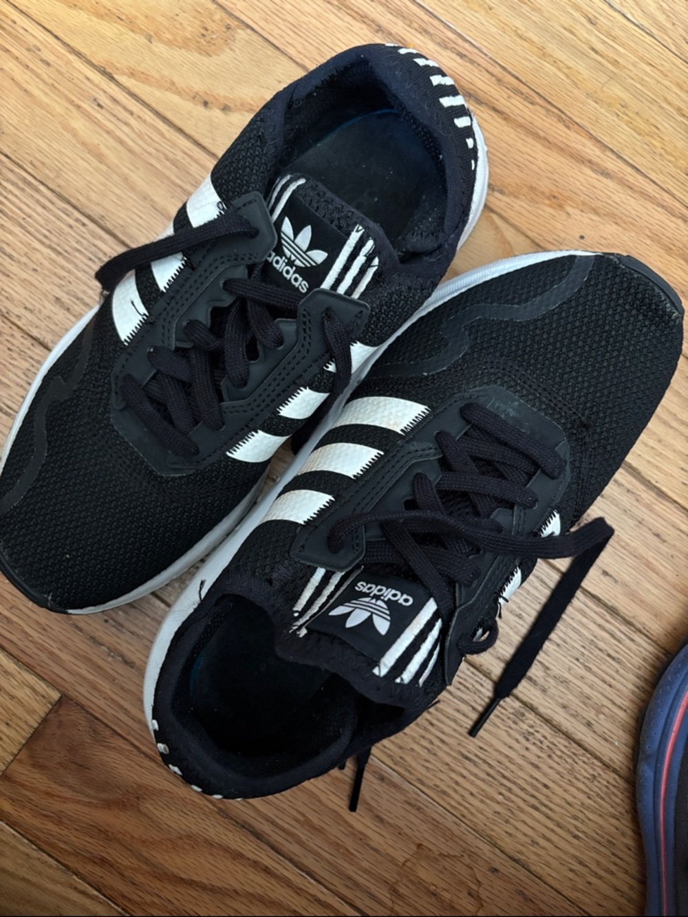 adidas Black and White Men's Athletic Sneakers